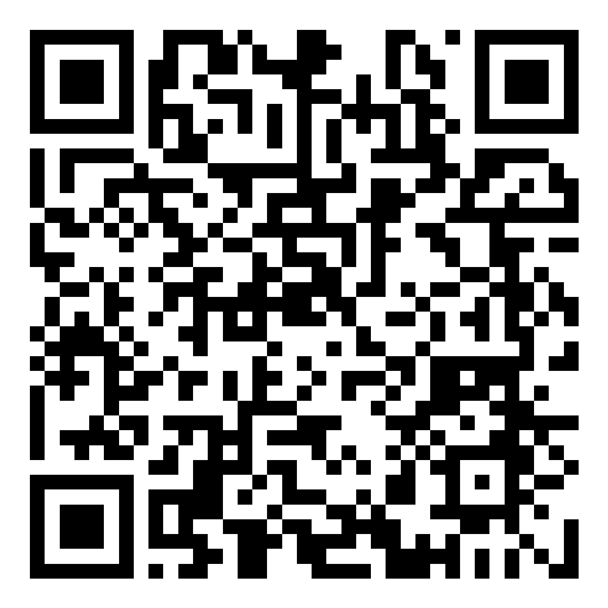 QR code to chat with the bot
